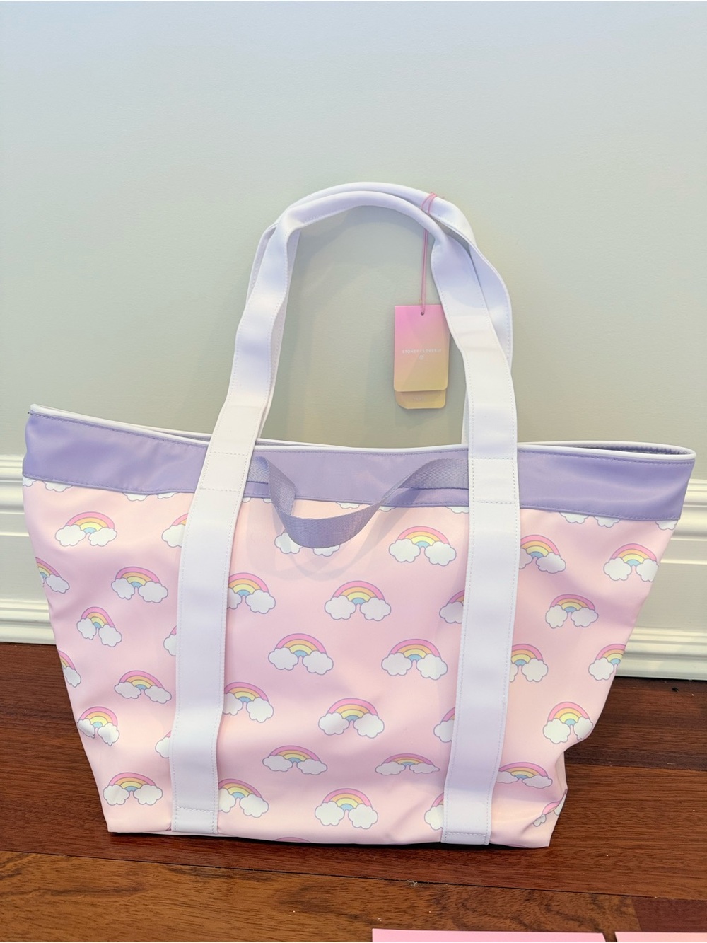 NWT Stoney Clover x Target Rainbow Tote Bag Pink